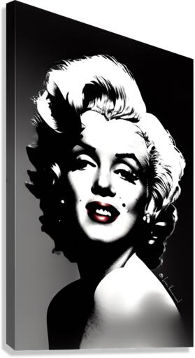 Lady Marilyn Canvas Print