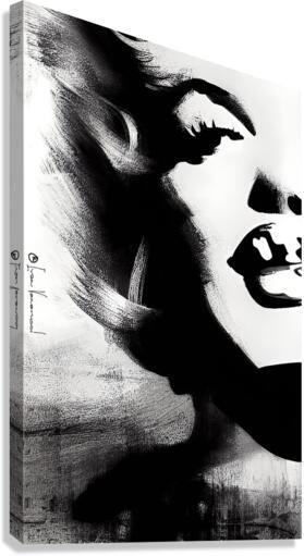 Marilyn world Canvas Print