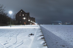 Forzen canal in Copenhagen