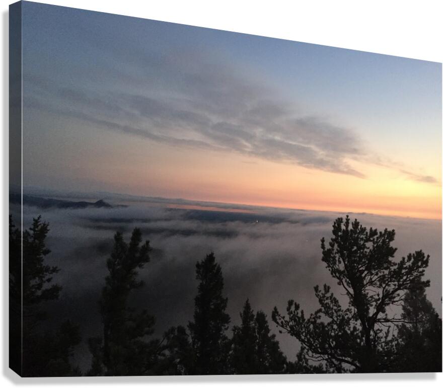 Predawn Clouds Canvas Print