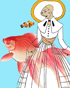 Life was lovely & simple on a sunny spring day with fish