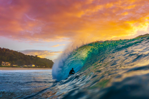  Hawaii Sunset Surfer