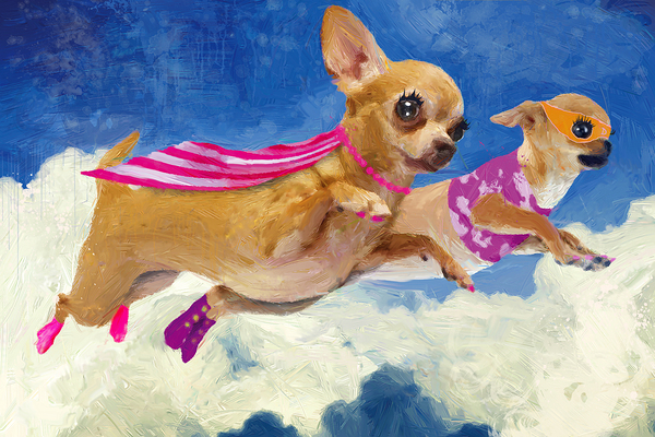 Chick Chihuahua and Darlene by Porter Hastings