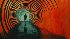 A minimal and weird design with a color scheme  1