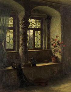 Arthur Wasse British 1854 1930 Interior Rothenbur