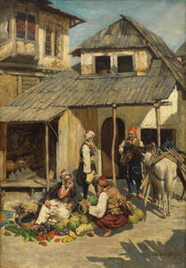 Daniel Israel Austrian 1859 1901 The fruit seller