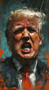 Donald Trump Donald Trump  black and white chines