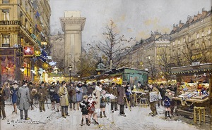 Eugene Galien Laloue   Paris painting  No 19