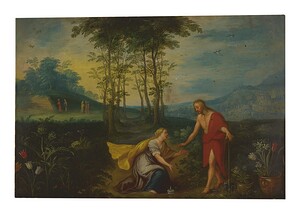 FLEMISH SCHOOL 17TH CENTURY NOLI ME TANGERE