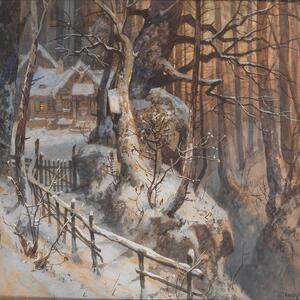 Georg Janny Vienna 1864–1935 A winter landscape