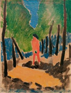 Henri Matisse  Nude in a Forest Nu paysage ensole