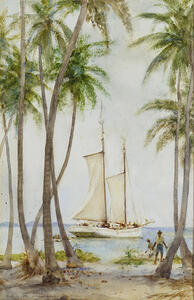 Henry Scott Tuke   Tobacco Caye. Brit. Honduras.j