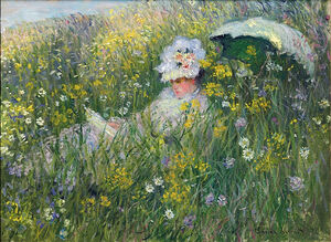 In the Meadow   Claude Monet