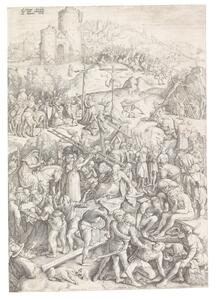 Jakob Matham Haarlem 1571–1631 Calvary 1615 aft