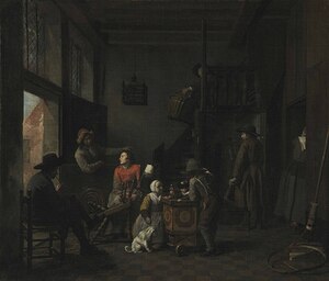 Jan Josef Horemans I Antwerp 1682 1752 An interio
