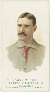 Joseph Mulvey Philadelphia Quakers baseball card