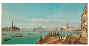 Luigi Querena Venice 1824–1890 The Riva degli S