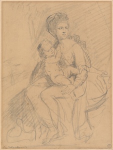 Study of a Woman and Child Joshua Reynolds