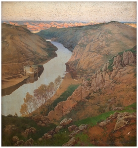 Tagus river in Toledo ANDRADE Y BLAZQUEZ ANGEL.