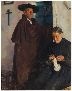 The grandparents ALVAREZ DE SOTOMAYOR Y ZARAGOZA