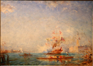 Ziem Felix   Fregate pavoisee by Asar Studios.