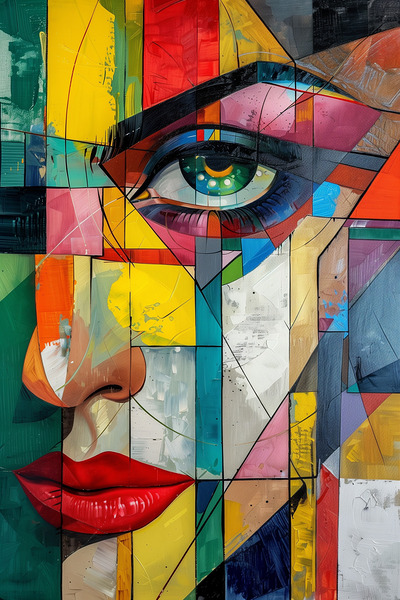 Art abstract  oil painting    ar 23   style raw 6 1717992237.3733 Print