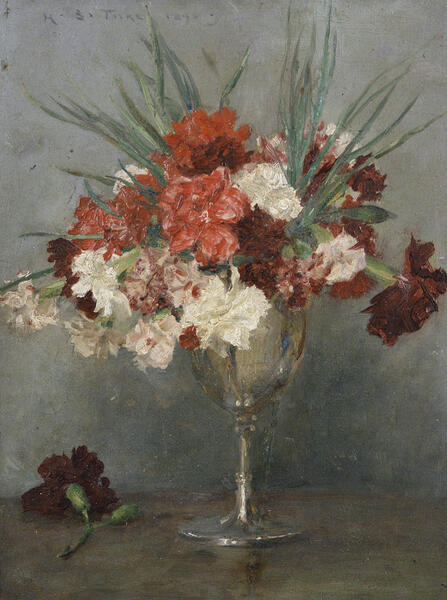 Henry Scott Tuke   Carnations   a study by ASAR STUDIOS