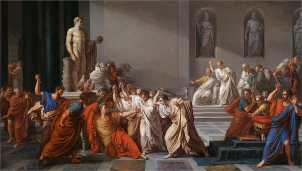 Julius Caesar Assassination Print