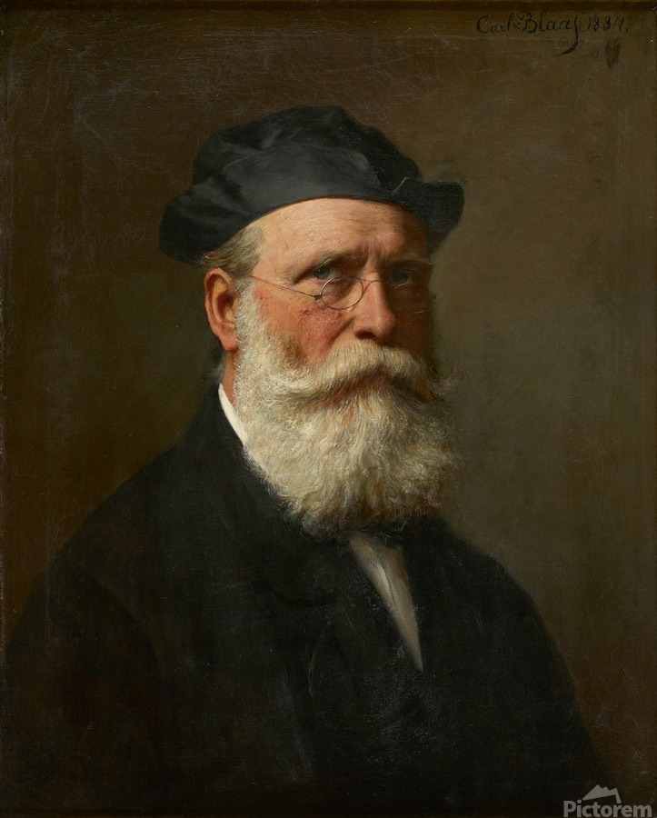 Self Portrait 1884 Karl von Blaas Austrian 1815 by ASAR STUDIOS