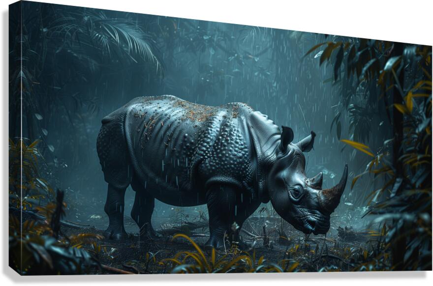 A minimalist studio shot capturing the vulnerab 7 Canvas Print