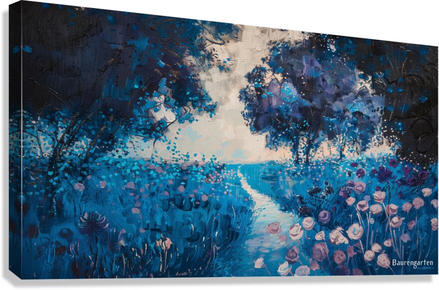 a sharp printable gustav Klimt landscape master 0 Canvas Print