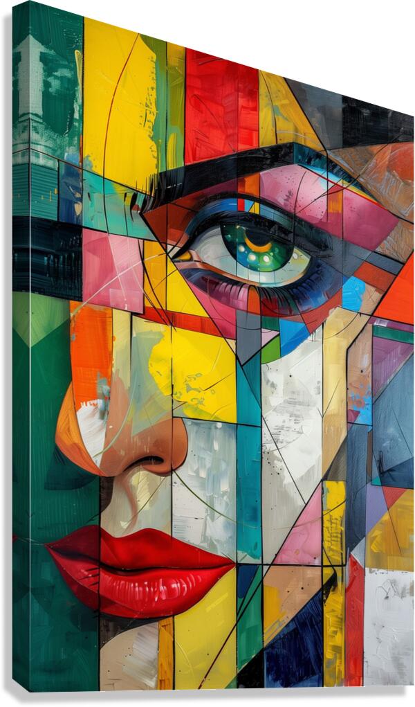 Art abstract  oil painting    ar 23   style raw 6 1717992237.3733 Canvas Print