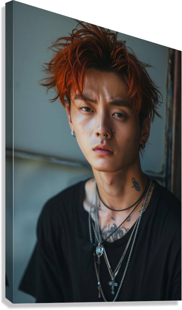 asian model manfull length shothandsomecoolwear 0 Canvas Print