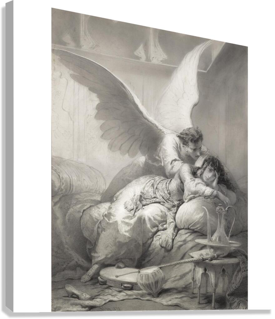 Count Mihaly von Zichy 1827 1906 ANGEL WHISPERI by ASAR STUDIOS