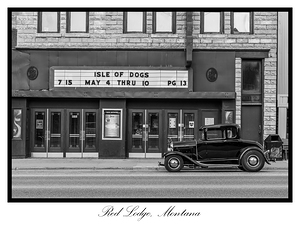1932 Ford at the Roman Theater in Red Lodge Montana