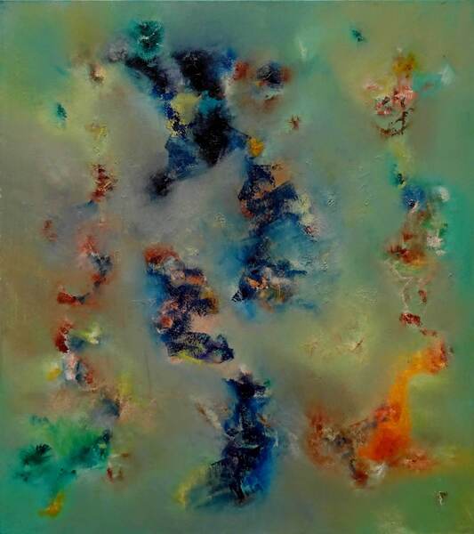 Abstract Paintings: Midnight Sun by Pablo Scuzzarello