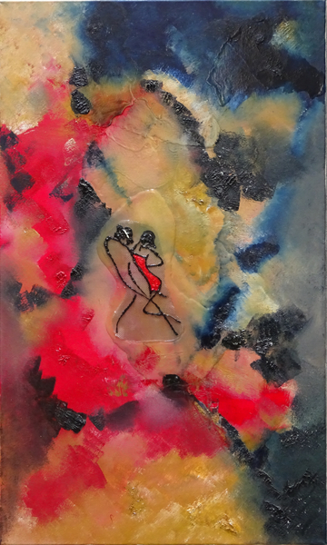 Abstract Paintings: Tango II by Pablo Scuzzarello