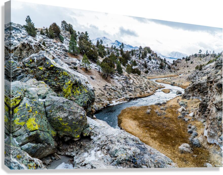 Mammoth River Canvas Print