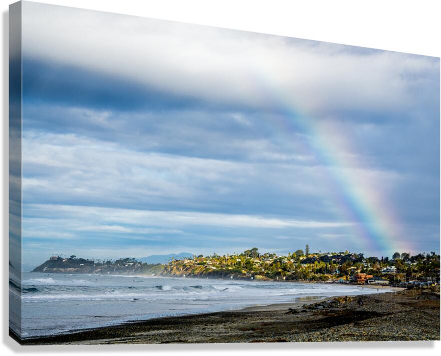 Cardiff Rainbow Canvas Print