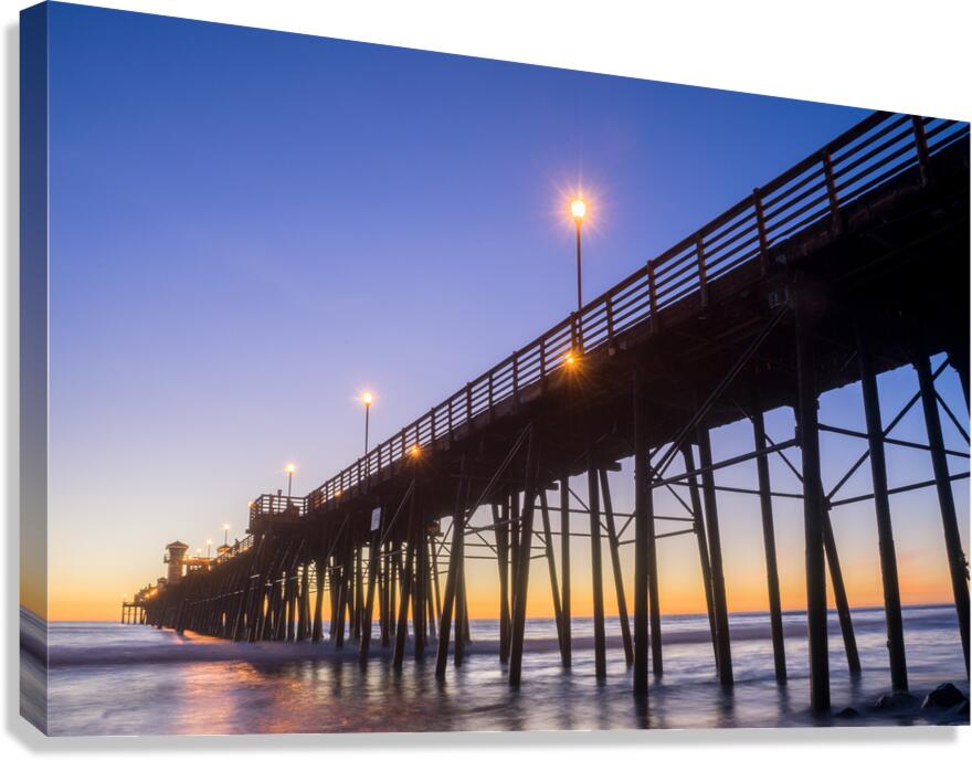 Dark Pier Canvas Print