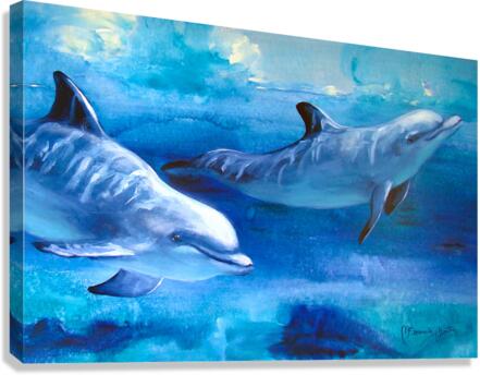 Flowing Canvas Print