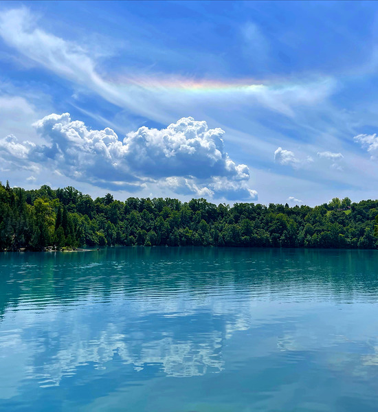 Ethereal Fire Rainbow Print
