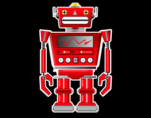 robot red machine