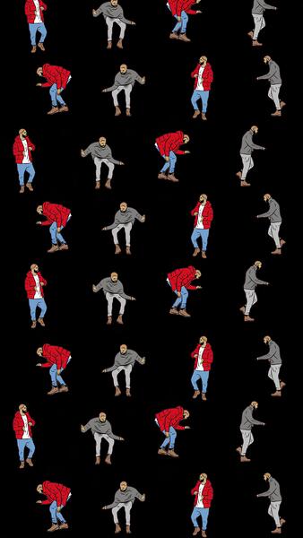 Dancing Drake dancing rapper Print