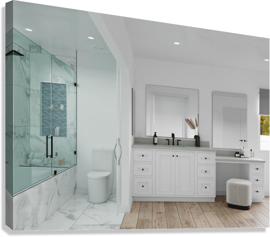 bathroom remodeling Canvas Print
