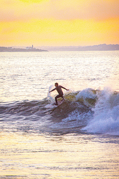 Curling on the Coast by Mary Beth LaCroix