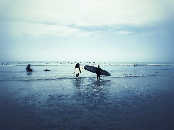 Surf Lesson Print
