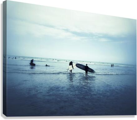 Surf Lesson Canvas Print