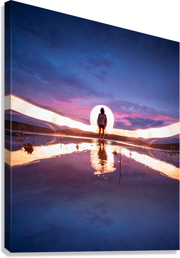 Light painting _ 01 Canvas Print