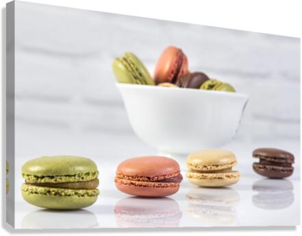 Macarons Canvas Print